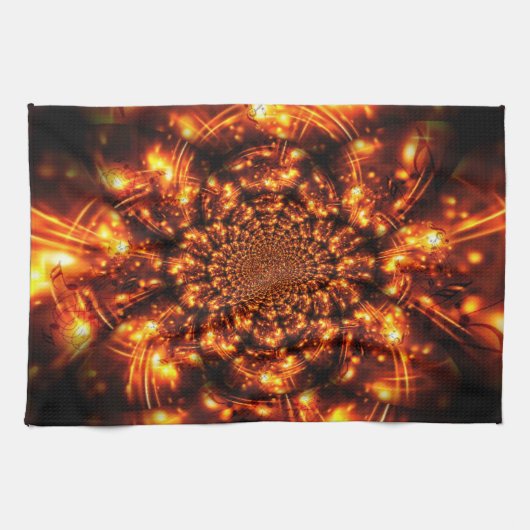 Goldglanzlichter Geschirrtuch (Horizontal)