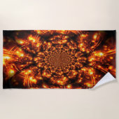 Goldglanzlichter Strandtuch (Vorderseite)