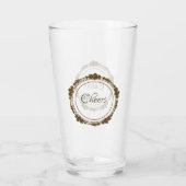 Goldglasbecher Glas (Rückseite)