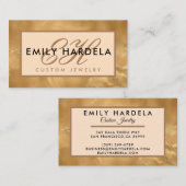 Goldglaseffekt Beruflich Visitenkarte (Vorne/Hinten)