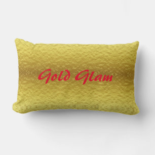Goldglasur Lendenkissen