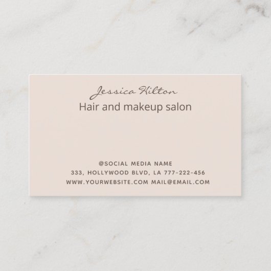 Goldglatter, abstrakter, eleganter Wasserfarbenwas Visitenkarte (Rückseite)