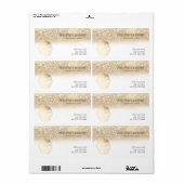 Goldglatter, hausgemachte Kuchenverpackung (Vorne)