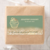 Goldglatter, hausgemachte Kuchenverpackung (Insitu)
