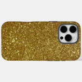 Goldglitter Case-Mate iPhone Hülle (Rückseite (Horizontal))