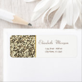 Goldglitter,  Einfach, Weiß (Insitu)