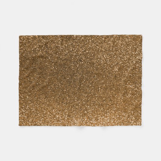 GoldGlitter Fleecedecke (Vorderseite (Horizontal))