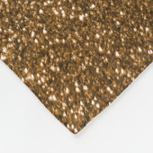 GoldGlitter Fleecedecke (Ecke)