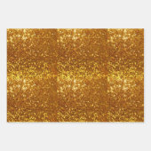 Goldglitter Geschenkpapier Set (Vorderseite 3)