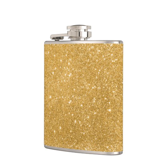 GoldGlitter-Glitzern Flachmann (Links)