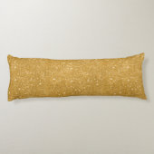 GoldGlitter-Glitzern Seitenschläferkissen (Rückseite)