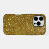 Goldglitter iPhone Hülle (Rückseite (Horizontal))
