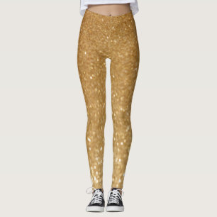GoldGlitter-Leggings Leggings