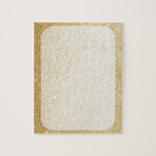 GoldGlitter-Raumschablone für Kundenbezogenheit Puzzle