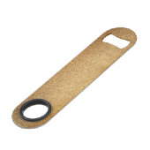 Goldglitter speed flaschenöffner (Rückseite Schrägansicht)
