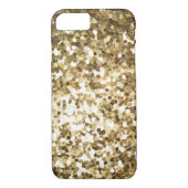 Goldglitz-Glitzern Case-Mate iPhone Hülle (Rückseite)