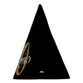 GoldGlitzer 50 u. fabelhafte Typografie auf Partyhütchen (Rechts)