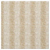 GoldGlitzer-Alligatordruck Stoff (Muster)