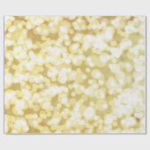 GoldGlitzer Bokeh Geschenkpapier (Flach)