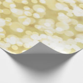 GoldGlitzer Bokeh Geschenkpapier (Ecke)