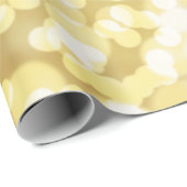 GoldGlitzer Bokeh Geschenkpapier (Rolleneckpunkt)