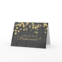 GoldGlitzer-Brautparty-Antrag-Karten