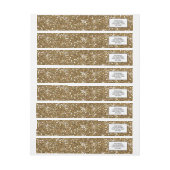 GoldGlitzer gedruckt (Bogen)