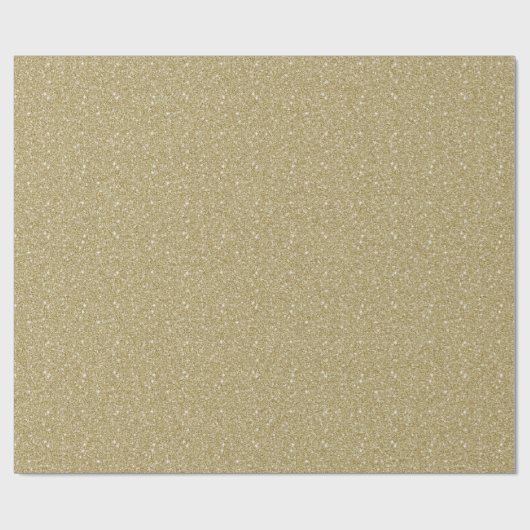 GoldGlitzer Geschenkpapier (Flach)