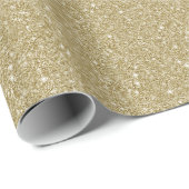GoldGlitzer Geschenkpapier (Rolleneckpunkt)