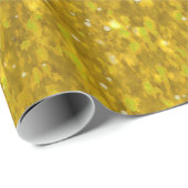 GoldGlitzer-Grafik Geschenkpapier (Rolleneckpunkt)