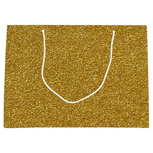 GoldGlitzer Große Geschenktüte (Vorderseite)