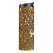 Goldglitzer Immitation Thermosbecher (Nach links gedreht)