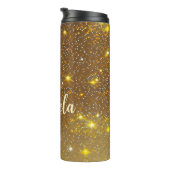 Goldglitzer Immitation Thermosbecher (Nach rechts gedreht)
