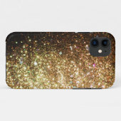 GoldGlitzer iPhone Weihnachtsfall Case-Mate iPhone Hülle (Rückseite (Horizontal))