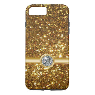 GoldGlitzer-Juwel Case-Mate iPhone Hülle