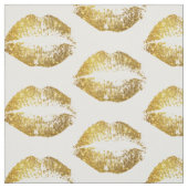 GoldGlitzer-Lippen #2 Stoff (Muster)