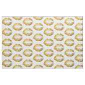 GoldGlitzer-Lippen #2 Stoff (Fat Quarter (45,7 x 55,9 cm))