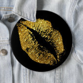 GoldGlitzer-Lippen Button (Beispiel)