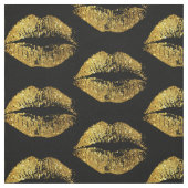 GoldGlitzer-Lippen Stoff (Muster)