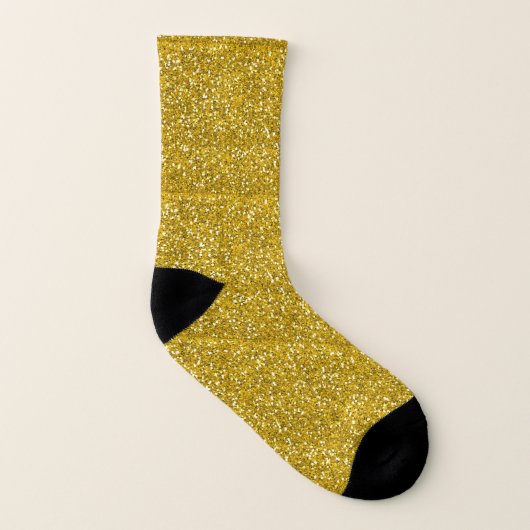 GoldGlitzer Socken (Rechts - Außen)