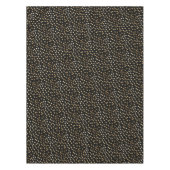 GoldGlitzer-Stadt-Punkte auf schwarzem Tischdecke (Vorderseite)