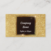 GoldGlitzer Visitenkarte (Rückseite)