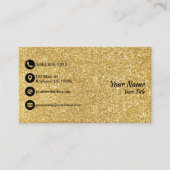 GoldGlitzer Visitenkarte (Vorderseite)