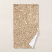 GoldGlitzerchic-bezaubernde Glitzern Badhandtuch Set (Handtuch)