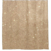 GoldGlitzerchic-bezaubernde Glitzern Duschvorhang (Vorderseite)