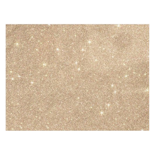 GoldGlitzerchic-bezaubernde Glitzern Tischdecke (Vorderseite (Horizontal))