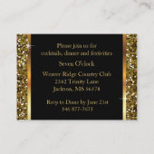 GoldGlitzerConfetti Begleitkarte (Rückseite)