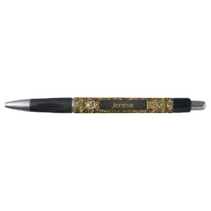GoldGlitzerconfetti-Druck Kugelschreiber