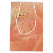 GoldGlitzern Mittlere Geschenktüte (Rückseite)