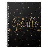 GoldGlitzern Notizblock (Vorderseite)